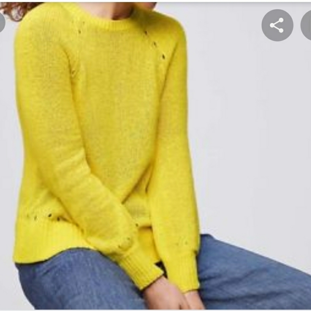 Loft Blousson Sleeve Sweater